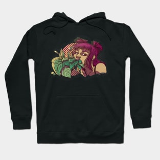 Mouth Leaves Girl Hoodie